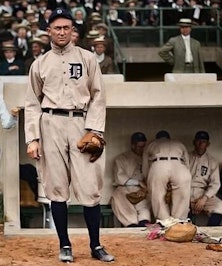 Ty Cobb Starts The Baseball Season