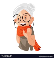 Grandma On The Plane