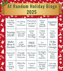 2025 Holiday Bingo!