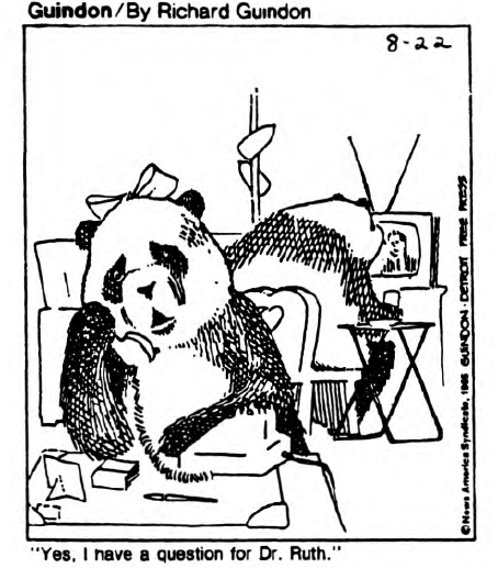 Calling Doctor Ruth!