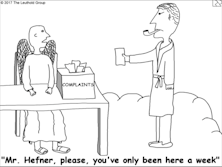 Mr. Hefner, please, you've only been here a week