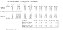 Equity Performance By Market Cap Tiers